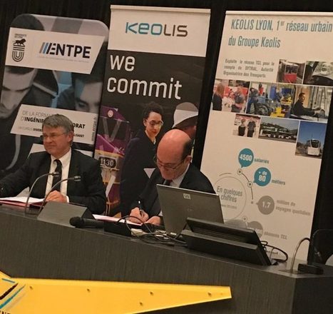 Keolis renouvelle son partenariat avec l'ENTPE | Revue du web de l'ENTPE, l'école de l'aménagement durable des territoires | Scoop.it