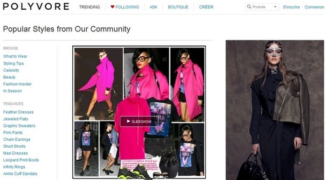 Mode et r&eacute;seaux sociaux : Polyvore peut-il enterrer Pinterest ? | R&eacute;seaux sociaux | Scoop.it