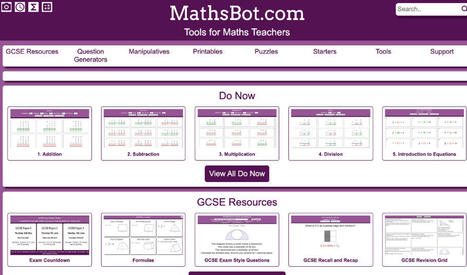 Mathbots Website That Offers Free Math Manipulatives and Tools for Teachers and Students via @educatorstech  | iGeneration - 21st Century Education (Pedagogy & Digital Innovation) | Scoop.it