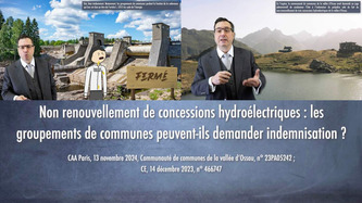 Non renouvellement de concessions hydroélectriques : les groupements de communes peuvent-ils demander indemnisation ? [VIDEO et article] | Environnement - Développement durable - Climat | Scoop.it