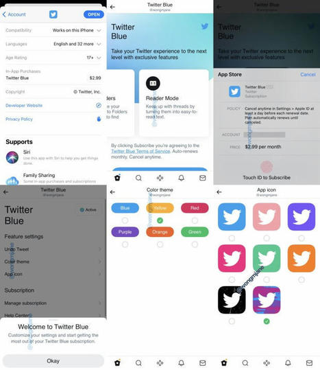 Twitter Blue, a $3 monthly subscription service, could be coming soon | Social Media and its influence | Scoop.it
