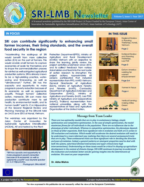 SE ASIA: SRI-LMB Newsletter | SRI Global News ++ March - May 2025    System of Rice Intensification (SRI) | Scoop.it