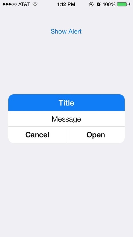 MLAlertView - Tweetbot 3 Alert View | iPhone and iPad development | Scoop.it
