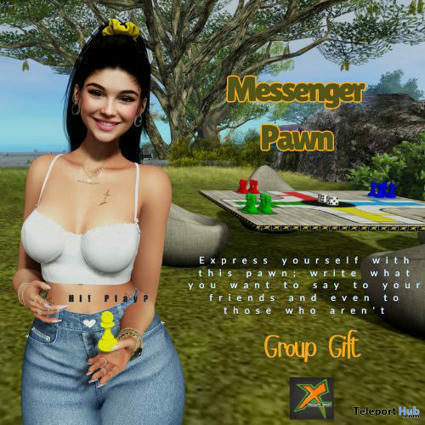 Messenger Pawn June 2024 Group Gift by XpresateShop | Teleport Hub - Second Life Freebies | Second Life Freebies | Scoop.it