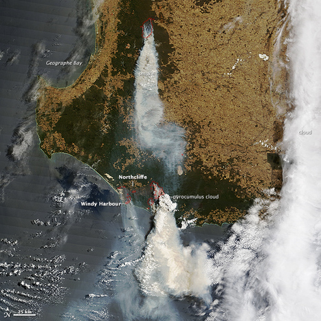 Bushfires Menace Towns in Western Australia : Image of the Day | Geography classroom | Scoop.it