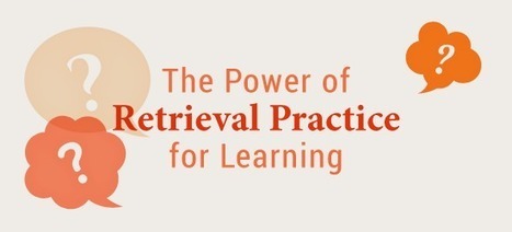 The Power of Retrieval Practice For Learning | ED 262 Research, Reference & Resource Skills | Scoop.it