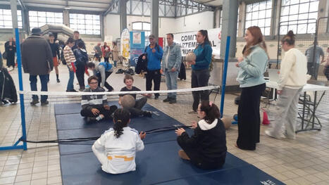 "Mettre tout le monde sur un m&ecirc;me pied d&rsquo;&eacute;galit&eacute;"&nbsp;: la journ&eacute;e sports handicaps sous la halle Marcadieu de Tarbes fait avancer les mentalit&eacute;s | Accueil | Scoop.it