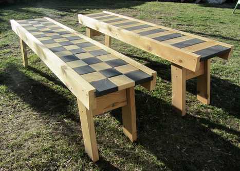 Bench Made Of A Damaged Futon Frame | 1001 Recycling Ideas ! | Scoop.it