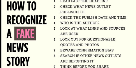 How to recognize a fake news story | Creative teaching and learning | Scoop.it