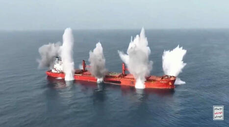 Houthis sunk two merchant ships in Red Sea in a week | DEFENSE NEWS | Scoop.it