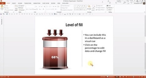 How To Make 3D Battery Graphics For PowerPoint Using Shapes | PowerPoint Tips & Presentation Design | Scoop.it