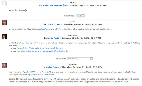 Doc of the Day: Moodle Glossary of Terms&nbsp;|&nbsp;Moodle News | moodle3 | Scoop.it