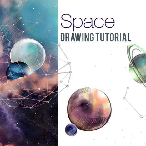 How to Draw Outer Space With PicsArt's Drawing Tools | Drawing and Painting Tutorials | Scoop.it