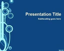 Blue Slide for PowerPoint | Free Powerpoint Templates | PowerPoint presentations and PPT templates | Scoop.it