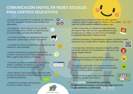 COMUNICACIÓN DIGITAL EN REDES SOCIALES PARA CENTROS EDUCATIVOS | LabTIC - Tecnología y Educación | Scoop.it