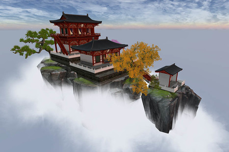 天空の寺院・純陽宮 - Chunyanggong, Tyta - Second Life | Second Life Destinations | Scoop.it