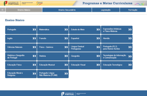"Programas e Metas Curriculares" - Dire&ccedil;&atilde;o-Geral da Educa&ccedil;&atilde;o | APOIO AO ESTUDO | Scoop.it