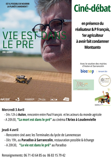 Documentaires "La mort est dans le pré" puis "La vie est dans le pré" les 3 et 4 avril à Aulon et Sarrancolin | Vallées d'Aure & Louron - Pyrénées | Scoop.it