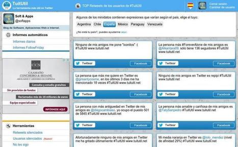 TuitUtil: estadísticas y gestión de tu cuenta de Twitter | TIC & Educación | Scoop.it