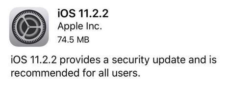 Apple releases iOS 11.2.2 for iPhone and iPad | #CyberSecurity #Updates #NobodyIsPerfect #Awareness  | Apple, Mac, MacOS, iOS4, iPad, iPhone and (in)security... | Scoop.it