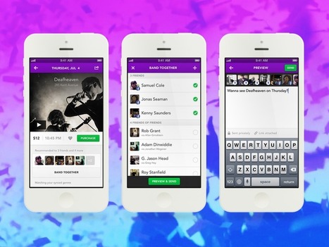 Jukely makes concert discovery social by inviting your friends along | The Shape of Music to Come | Scoop.it