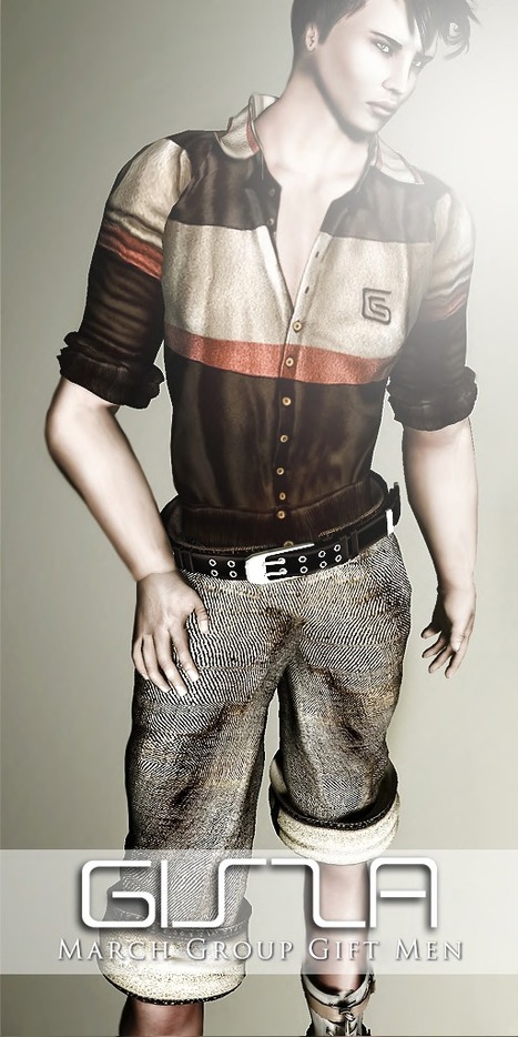 Male March 2013 Group Gift by Gizza Creations | Teleport Hub | Second Life Freebies | Scoop.it