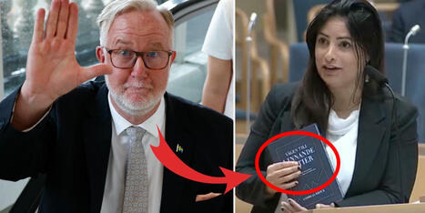 Johan Pehrson tackades av under debatten – syrlig gåva från Dadgostar | 1Uutiset - Lukemisen tähden | Scoop.it