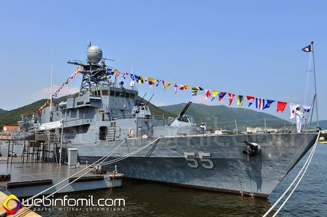 La Marine colombienne prend livraison d'une corvette et de deux patrouilleurs en provenance de Corée du Sud | Newsletter navale | Scoop.it
