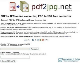 pdf2jpg.net : un service en ligne pour convertir facilement ses PDF en JPG | Boite à outils blog | Scoop.it