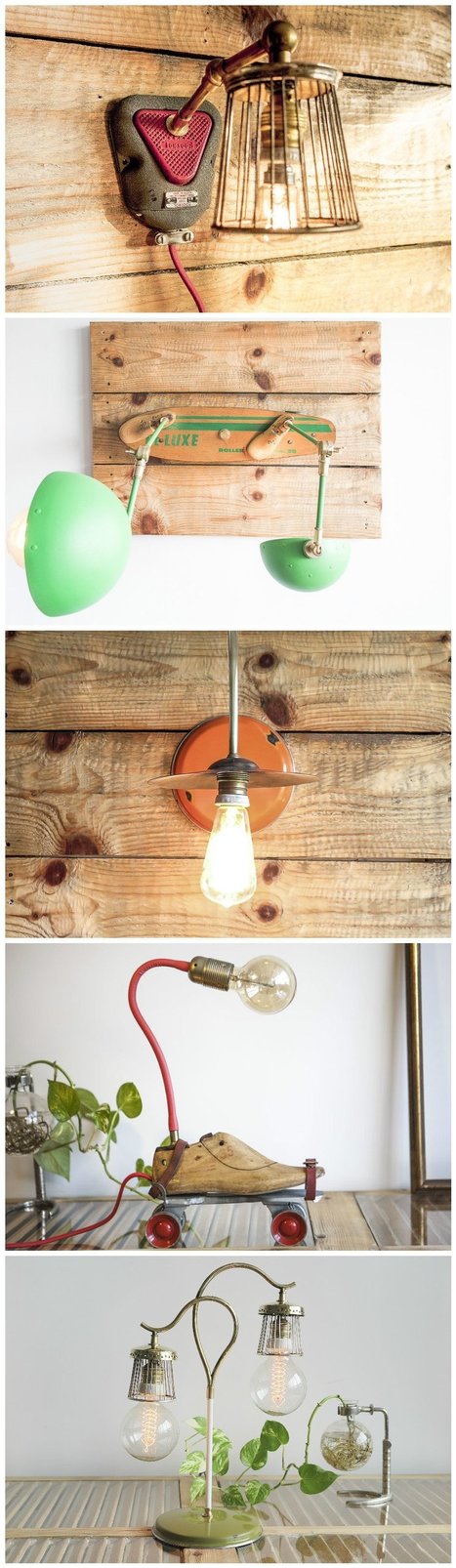 Upcycled Lamps by Studio Oryx | 1001 Recycling Ideas ! | Scoop.it