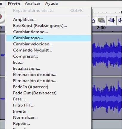 Cómo cambiar el tono y el tempo de una canción con Audacity [Tutorial] | TIC & Educación | Scoop.it