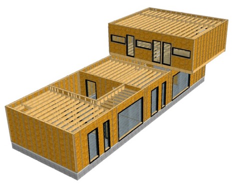 [expérience] L’ossature bois en fabrication | La maison bioclimatique de Joce | Build Green, pour un habitat écologique | Scoop.it