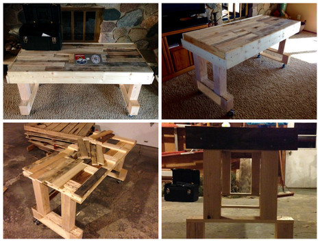 Pallet Workspace/Desk | 1001 Pallets ideas ! | Scoop.it