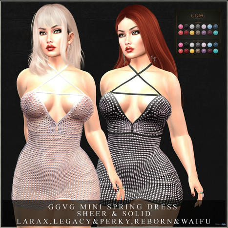 Mini Spring Dress Fatpack April 2024 Group Gift by GGVG Fashion | Teleport Hub - Second Life Freebies | Second Life Freebies | Scoop.it