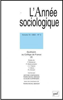 Gianluca MANZO succède à Pierre DEMEULENAERE à la direction de L'Année sociologique. | les eNouvelles | Scoop.it