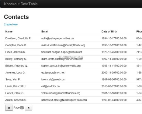 Sorting Paging a Grid using Knockout JS and ASP.NET Web API Data Service | JavaScript for Line of Business Applications | Scoop.it