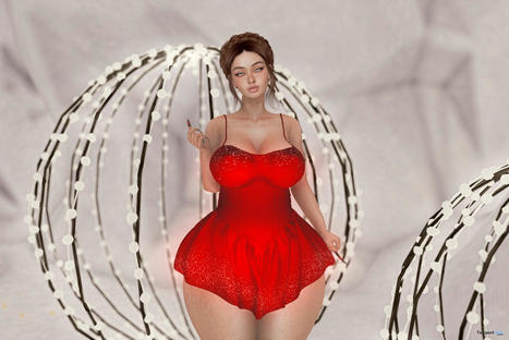Festive Dress December 2022 Group Gift by GLEAM | Teleport Hub - Second Life Freebies | Second Life Freebies | Scoop.it