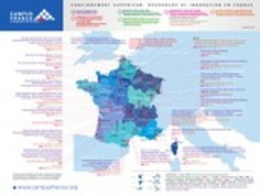 Carte enseignement supérieur, recherche et innovation en France : pres et opération Campus | Innovations & RSE à Bordeaux et en Gironde | Scoop.it