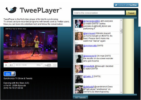 Tweeplayer Synchs Real-time Tweets to Live and Recorded Content | Video Breakthroughs | Scoop.it