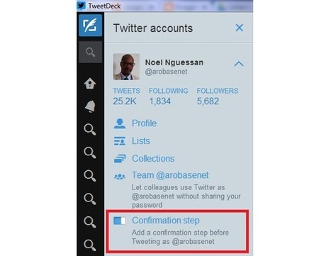 TweetDeck de Twitter permet de confirmer un Tweet avant de le poster | Toulouse networks | Scoop.it