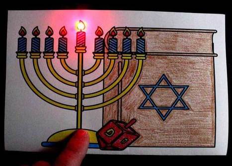 Hanukkah Paper Circuit Template - Makerspaces | iPads, MakerEd and More  in Education | Scoop.it