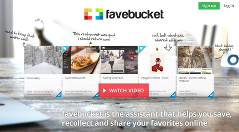 Favebucket : votre assistant web pour sauvegarder, collecter et partager vos favoris en ligne | Le Top des Applications Web et Logiciels Gratuits | Scoop.it