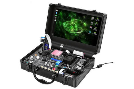 Elecrow AI starter kit turns NVIDIA Jetson Orin Nano into a learning platform with 11.6-inch display, 30 electronics modules - CNX Software | Embedded Systems News | Scoop.it