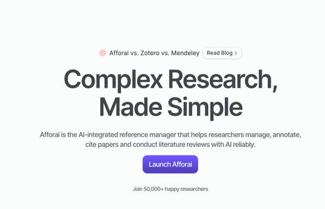 Afforai. IA pour la recherche et le travail documentaire | information analyst | Scoop.it