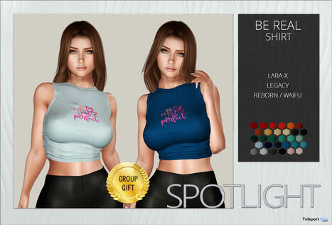 Be Real Top June 2025 Group Gift by SPOTLIGHT | Teleport Hub - Second Life Freebies | Teleport Hub | Scoop.it