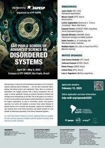 ICTP – SAIFR » São Paulo School of Advanced Science on Disordered Systems | CxConferences | Scoop.it