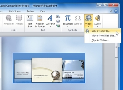 Use Of Audio And Video in PowerPoint Presentation Slides | PowerPoint Presentation | PowerPoint Tips & Presentation Design | Scoop.it