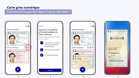 A partir du 30 juin, la carte grise numérique disponible dans l'application France Identité | @ZeHub | Scoop.it