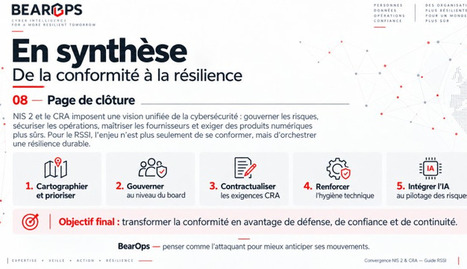 NIS 2 vs CRA & l'IA | Steven CARRIER | 24 comments | Veille #Cybers&eacute;curit&eacute; #DCIT Conseil | Scoop.it