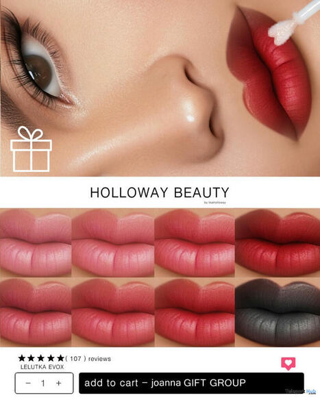 Joanna Lipstick Pack May 2025 Group Gift by Holloway Beauty | Teleport Hub - Second Life Freebies | Second Life Freebies | Scoop.it